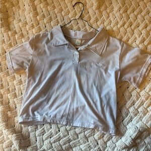 Short Sleeve Polo Shirt - Coquette Aesthetic - Small